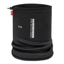 Komin na szyję termoaktywny rowerowy unisex Ultra Pola. Czarne szaliki i kominy SIROKO, bez wzorów, z materiału, sportowe. Za 63.00 zł.