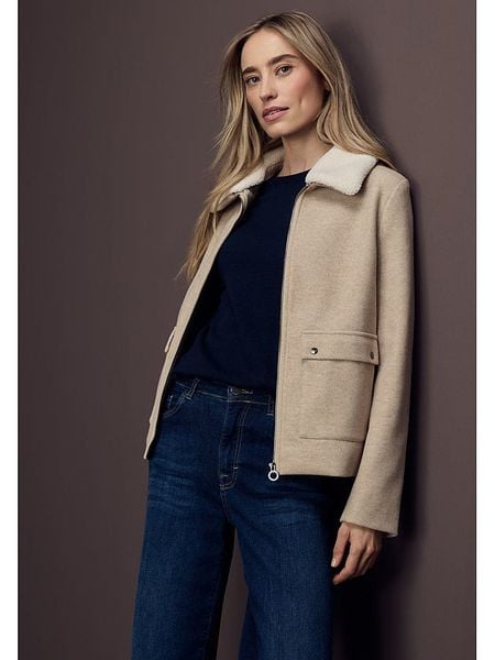 Street One Kurtka koszulowa w kolorze beżowym rozmiar: 40. Brązowe kurtki Street One, bez wzorów, street, bez kaptura. Za 297.26 zł.