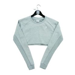 Second life - Koszulka fitness dla kobiet szara - Jak nowy. Szare t-shirty sportowe Gymshark, s, bez wzorów, z materiału, bez ramiączek, na fitness i siłownię. Za 122.63 zł.