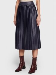 Peserico Easy Spódnica plisowana M05489P1 Granatowy Regular Fit. Niebieskie spódnice Peserico Easy, m, bez wzorów, z syntetyku, midi. Za 839.99 zł.