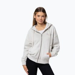 Bluza damska Pitbull Santa Muerte Hooded Zip. Białe bluzy PITBULL, l, bez wzorów, z bawełny. Za 209.99 zł.