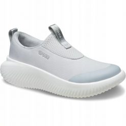 Buty Sportowe Sneakersy Dla Dorosłych Crocs Mellow Ease Slip On. Białe buty treningowe Crocs, bez wzorów, z materiału, bez zapięcia, trekkingowe. Za 263.99 zł.