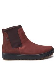 ECCO Botki Soft 7 Tred W 45046302474 Brązowy. Brązowe botki ECCO, bez wzorów, z nubiku, bez obcasa, na płaskiej podeszwie, bez zapięcia. Za 529.99 zł.