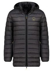 Geographical Norway Płaszcz pikowany "Amigomap" w kolorze czarnym rozmiar: S. Białe płaszcze Geographical Norway, s, bez wzorów, bez kaptura. Za 113.10 zł.