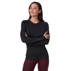 Bluza damska Helly Hansen lifa merino midweight crew. Czarne bluzy Helly Hansen, s, bez wzorów, z materiału, bez ramiączek, bez kaptura. Za 435.65 zł.