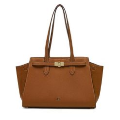 Torebka Aigner. Brązowe shopper bag Aigner, bez wzorów, bez dodatków. Za 4,019.00 zł.