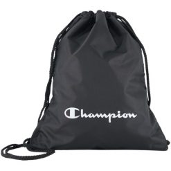 Worek na buty Champion Satchel. Czarne buty treningowe Champion, bez wzorów, bez zapięcia. Za 39.99 zł.