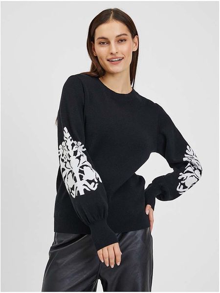 Orsay Sweter w kolorze czarnym rozmiar: S. Czarne swetry Orsay, s, bez wzorów, bez ramiączek. Za 91.77 zł.