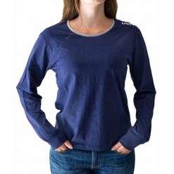 Koszulka treningowa damska UYN Lady. Niebieskie t-shirty sportowe Uyn, s, bez wzorów, z bawełny, bez ramiączek. Za 66.00 zł.