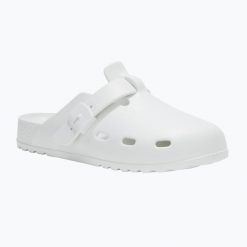 Klapki Scholl Bahia EVA. Białe klapki Scholl, bez wzorów, z materiału, bez obcasa, bez zapięcia. Za 189.99 zł.