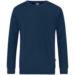Bluza Jako Organic. Niebieskie bluzy JAKO, m, bez wzorów, z bawełny, biznesowe, bez ramiączek, bez kaptura. Za 284.00 zł.