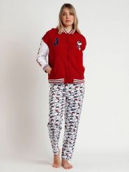 Peanuts Bluza w kolorze biało-czerwonym rozmiar: S. Białe bluzy Peanuts, s, bez wzorów, z bawełny, bez ramiączek, bez kaptura. Za 113.99 zł.