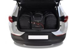 Torby Do Bagażnika Opel Grandland X Phev 2019+ 4Szt Kjust. Czarne torby podróżne KJUST, bez wzorów, z kauczuku. Za 1,196.00 zł.