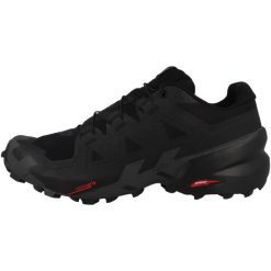 Buty sportowe Damskie Speedcross 6. Czarne buty do biegania Salomon, bez wzorów, z materiału, bez zapięcia, do biegania. Za 638.30 zł.
