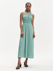 YAS Sukienka koktajlowa Olinda 26032460 Zielony Regular Fit. Zielone sukienki YAS, l, bez wzorów, z syntetyku, wizytowe, bez kołnierzyka, bez ramiączek. Za 139.99 zł.