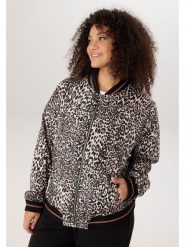 Aniston Kurtka w kolorze czarno-jasnoróżowym rozmiar: 44. Czarne kurtki Aniston, bez wzorów, bez kaptura. Za 252.99 zł.