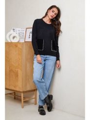Soft Cashmere Sweter w kolorze czarnym rozmiar: 34/36. Czarne swetry Soft Cashmere, bez wzorów, z kaszmiru, bez ramiączek. Za 104.99 zł.
