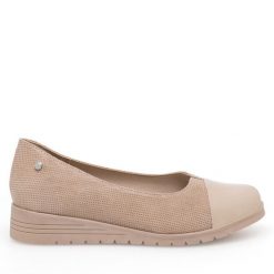 Baleriny Go Soft. Brązowe baleriny GO SOFT, bez wzorów, bez obcasa, bez zapięcia. Za 143.99 zł.