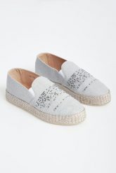 Espadryle damskie CESARE CASADEI. Espadryle CESARE CASADEI, bez wzorów, bez obcasa, na koturnie. W wyprzedaży za 1,711.20 zł.