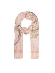 Guess Szal AW5532 VIS03 Różowy. Czerwone szaliki i kominy Guess, z aplikacjami, z wiskozy. Za 154.99 zł.