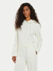 Guess Bluza V4BQ02 KCHR2 Beżowy Regular Fit. Brązowe bluzy Guess, xxs, z aplikacjami, z syntetyku, bez kaptura. Za 219.99 zł.