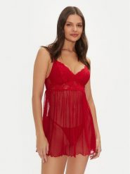 YSABEL MORA Koszula nocna 10708 Czerwony Regular Fit. Czerwone bielizna modelująca ysabel mora, bez wzorów, z syntetyku. Za 149.99 zł.
