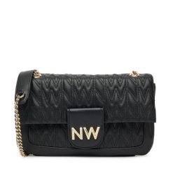 Torebka Nine West. Czarne kopertówki Nine West, bez wzorów, wizytowe, bez dodatków. Za 349.99 zł.