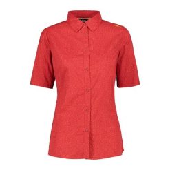 Koszula damska CMP. Czerwone koszule CMP, bez wzorów, sportowe, bez kołnierzyka, bez ramiączek. Za 246.70 zł.