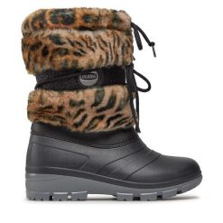Śniegowce Olang. Brązowe śniegowce Olang, bez wzorów, bez zapięcia. Za 349.99 zł.