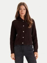 Morgan Sweter 252-MPACK Brązowy Regular Fit. Brązowe swetry Morgan, xl, bez wzorów, z syntetyku, bez ramiączek. Za 269.99 zł.