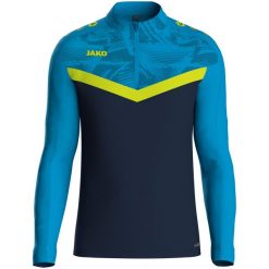 Bluza dresowa zapinana na zamek błyskawiczny Jako Iconic. Niebieskie bluzy z kapturem JAKO, xl, bez wzorów, z dresówki, bez kaptura. Za 325.00 zł.