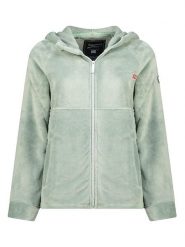 Geographical Norway Kurtka polarowa "Ulotta" w kolorze jasnozielonym rozmiar: S. Zielone kurtki Geographical Norway, s, bez wzorów, z polaru, bez kaptura. Za 131.12 zł.