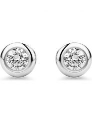 Revoni Złote kolczyki-wkrętki z diamentami rozmiar: onesize. Szare kolczyki Revoni, z diamentem, złote. Za 1,522.99 zł.