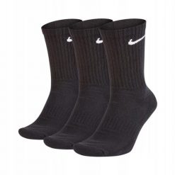 Skarpetki Nike Everyday. Czarne skarpetki Nike, bez wzorów. W wyprzedaży za 59.90 zł.