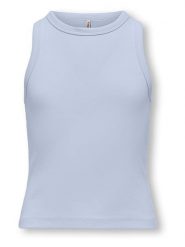 KIDS ONLY Top "Jill" w kolorze błękitnym rozmiar: 122/128. Niebieskie topy KIDS ONLY, bez wzorów, z bawełny, bez kołnierzyka, bez ramiączek. Za 34.93 zł.
