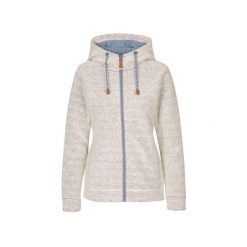 Trespass Ronee - damska bluza z kapturem w kolorze złamanej bieli. Czarne bluzy Trespass, bez wzorów, z dżerseju, eleganckie, bez ramiączek, z kapturem. Za 265.60 zł.