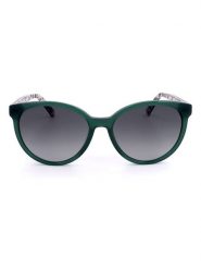 Love Moschino Damskie okulary przeciwsłoneczne w kolorze zielono-granatowym rozmiar: 56. Niebieskie okulary przeciwsłoneczne Love Moschino, bez wzorów, z tworzywa sztucznego, szklane. Za 214.95 zł.