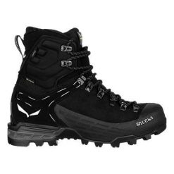 Damskie buty trekkingowe Salewa Ortles Ascent Mid Gtx. Czarne buty trekkingowe Salewa, na zimę, z gore-texu, bez zapięcia. Za 1,379.85 zł.