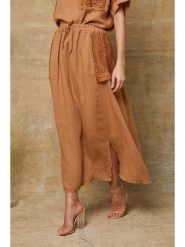 Fleur de Lin Spódnica "Jesta" w kolorze karmelowym rozmiar: XL. Brązowe spódnice Fleur de Lin, xl, bez wzorów, z koronki, maxi. Za 127.35 zł.