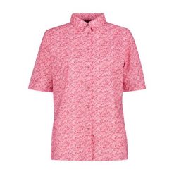 Koszula damska turystyczne CMP 33S5656. Czerwone koszule CMP, l, bez wzorów, sportowe, bez kołnierzyka, bez ramiączek. Za 257.50 zł.