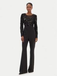 Rinascimento Kombinezon CFC0126410003 Czarny Regular Fit. Czarne sukienki Rinascimento, xs, bez wzorów, z syntetyku, bez kołnierzyka, bez ramiączek. Za 869.99 zł.