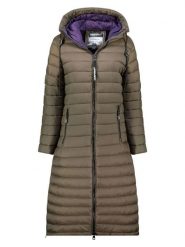 ANAPURNA Płaszcz pikowany "Azulana" w kolorze khaki rozmiar: XL. Brązowe płaszcze ANAPURNA, xl, bez wzorów, bez kaptura. Za 231.13 zł.
