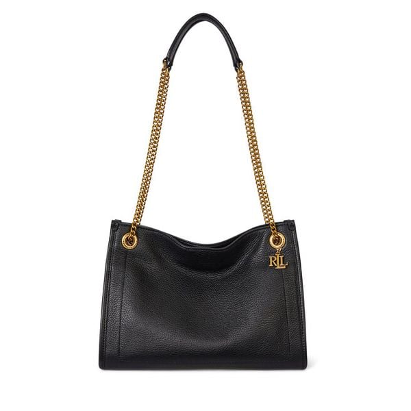 Torebka LAUREN RALPH LAUREN. Czarne torebki klasyczne Lauren Ralph Lauren, bez wzorów, klasyczne, bez dodatków. Za 999.99 zł.