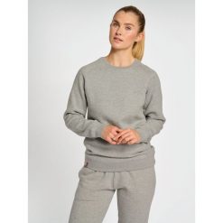 Bluza damska Hummel red Heavy. Szare bluzy Hummel, na wiosnę, s, bez wzorów, z bawełny, klasyczne, bez ramiączek, bez kaptura. Za 220.50 zł.