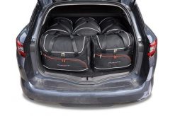 Torby Do Bagażnika Renault Megane Grandtour 2016+ 5Szt Kjust. Czarne torby podróżne KJUST, bez wzorów, z kauczuku. Za 1,497.00 zł.