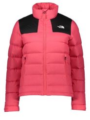 The North Face Kurtka puchowa "Massif" w kolorze różowo-czarnym rozmiar: S. Czarne kurtki The North Face, s, bez wzorów, z puchu, bez kaptura. Za 549.06 zł.