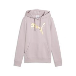 Damska bluza z kapturem ESS METALLIC PUMA. Czerwone bluzy z kapturem Puma, na jesień, s, bez wzorów, z bawełny, z kapturem, do biegania. Za 249.00 zł.