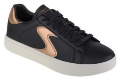 Buty sportowe Sneakersy damskie Skechers Eden LX-Beaming Glory. Czarne buty treningowe Skechers, bez wzorów, z materiału, przed kostkę, bez zapięcia, trekkingowe. Za 259.99 zł.