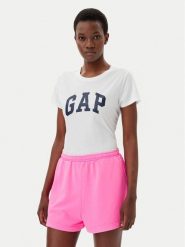 Gap T-Shirt 729555-12 Biały Regular Fit. Białe t-shirty GAP, l, bez wzorów, z bawełny, bez kołnierzyka, bez ramiączek. Za 89.99 zł.