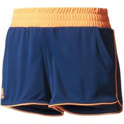 Adidas Spodenki Court Short Mystery Blue /Glow Orange S. Niebieskie szorty sportowe adidas, ze skóry. W wyprzedaży za 109.00 zł.